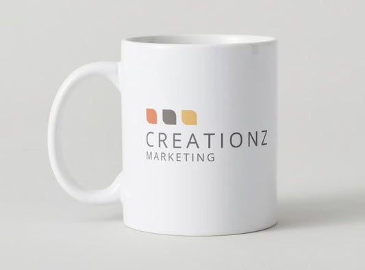 Branded Logo Mug - Add Your Own Logo - Inspire Creationz