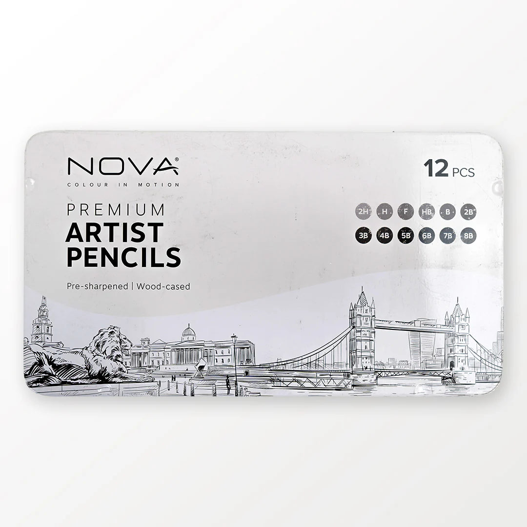 Nova Premium Artistic Pencils - Set of 12